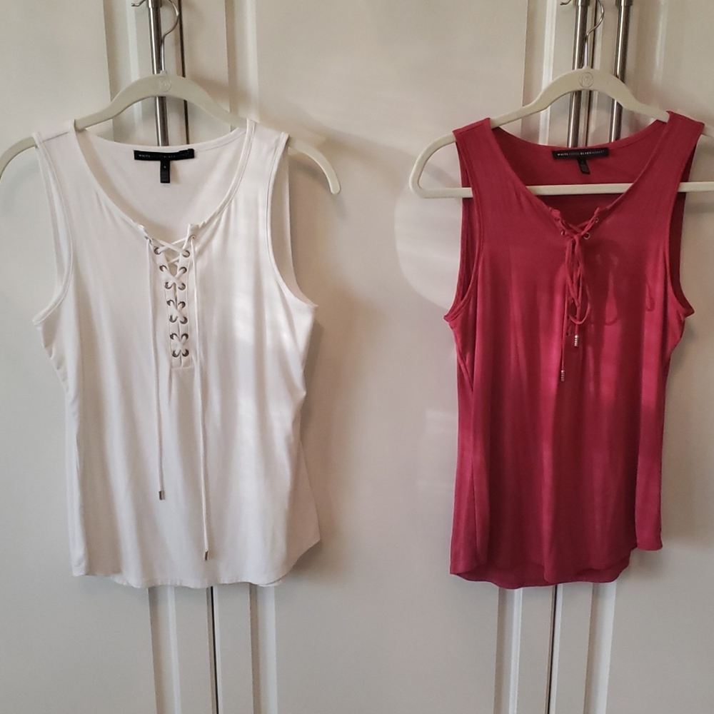 White House Black Market Tank set of 2